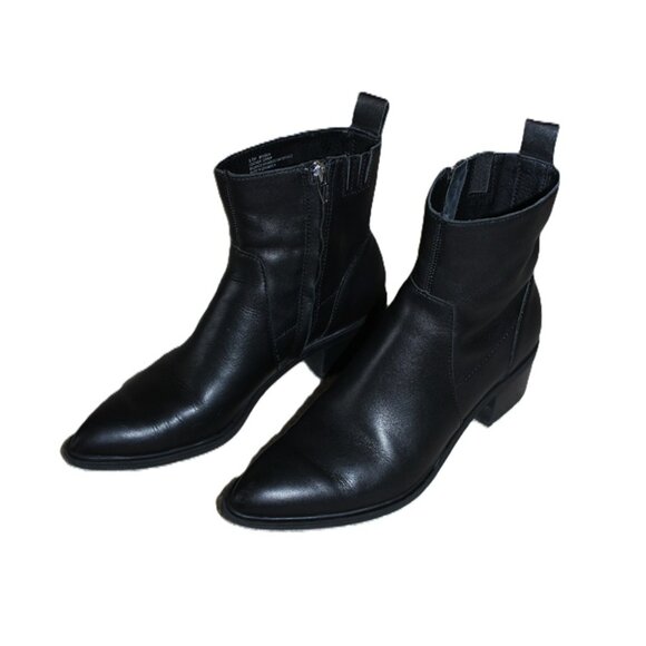 DOLCE VITA Genuine Leather Bryson Booties in Black (8.5) - Picture 6 of 12